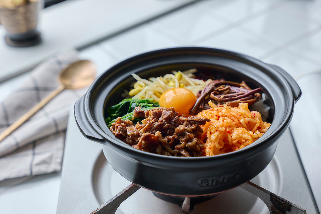 菊花 深型土鍋 6号